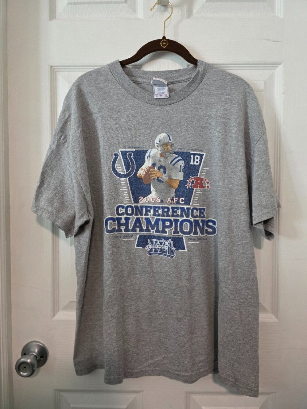 2006 AFC Conference Champions XLI Super Bowl Indianapolis Colts - Manning - XL